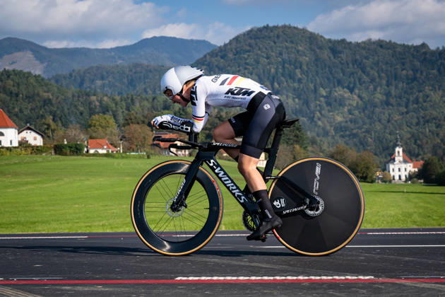 DWORATZEK Klara: UEC Road cycling, Rad, Radsport, Strasse European Championships - Ljubljana 2026 DWORATZEK Klara ( GER ) Germany Querformat - quer - horizontal - Landscape - Event Veranstaltung: UEC Road Cycling European Championships 2026 Ljubljana - Category Kategorie: Cycling - Road Cycling European Championships - Individual Time Trail Junior Women U19 - Location Ort: Europe Slovenia - Sencur - Å enÄur - Discipline: Individual Time Trail ( ITT ) - Distance: 22 km - Date Datum: 07.10.2026 Wednesday Day 5 -