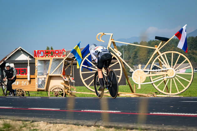 DWORATZEK Klara: UEC Road cycling, Rad, Radsport, Strasse European Championships - Ljubljana 2026 DWORATZEK Klara ( GER ) Germany Querformat - quer - horizontal - Landscape - Event Veranstaltung: UEC Road Cycling European Championships 2026 Ljubljana - Category Kategorie: Cycling - Road Cycling European Championships - Individual Time Trail Junior Women U19 - Location Ort: Europe Slovenia - Sencur - Å enÄur - Discipline: Individual Time Trail ( ITT ) - Distance: 22 km - Date Datum: 07.10.2026 Wednesday Day 5 -