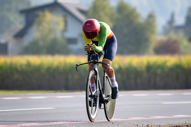 MIKUTYTÄ– AugustÄ—: UEC Road cycling, Rad, Radsport, Strasse European Championships - Ljubljana 2026 MIKUTYTÄ– AugustÄ— ( LTU ) Lithuania Querformat - quer - horizontal - Landscape - Event Veranstaltung: UEC Road Cycling European Championships 2026 Ljubljana - Category Kategorie: Cycling - Road Cycling European Championships - Individual Time Trail Junior Women U19 - Location Ort: Europe Slovenia - Sencur - Å enÄur - Discipline: Individual Time Trail ( ITT ) - Distance: 22 km - Date Datum: 07.10.2026 Wednesday Day 5 -