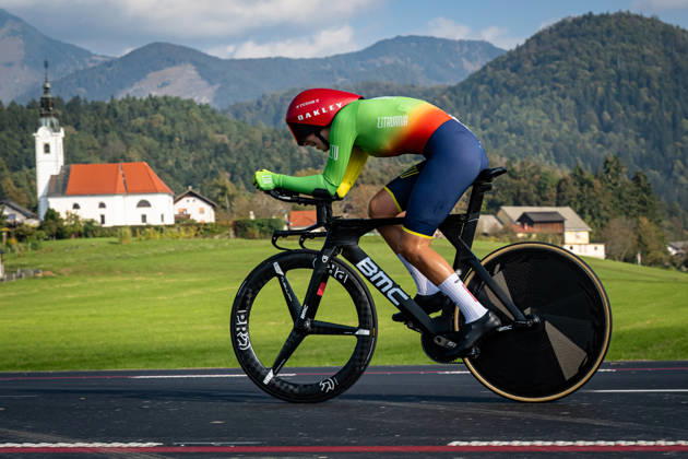 MIKUTYTÄ– AugustÄ—: UEC Road cycling, Rad, Radsport, Strasse European Championships - Ljubljana 2026 MIKUTYTÄ– AugustÄ— ( LTU ) Lithuania Querformat - quer - horizontal - Landscape - Event Veranstaltung: UEC Road Cycling European Championships 2026 Ljubljana - Category Kategorie: Cycling - Road Cycling European Championships - Individual Time Trail Junior Women U19 - Location Ort: Europe Slovenia - Sencur - Å enÄur - Discipline: Individual Time Trail ( ITT ) - Distance: 22 km - Date Datum: 07.10.2026 Wednesday Day 5 -