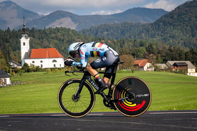 FIVE Laura: UEC Road cycling, Rad, Radsport, Strasse European Championships - Ljubljana 2026 FIVE Laura ( BEL ) Belgium Querformat - quer - horizontal - Landscape - Event Veranstaltung: UEC Road Cycling European Championships 2026 Ljubljana - Category Kategorie: Cycling - Road Cycling European Championships - Individual Time Trail Junior Women U19 - Location Ort: Europe Slovenia - Sencur - Å enÄur - Discipline: Individual Time Trail ( ITT ) - Distance: 22 km - Date Datum: 07.10.2026 Wednesday Day 5 -