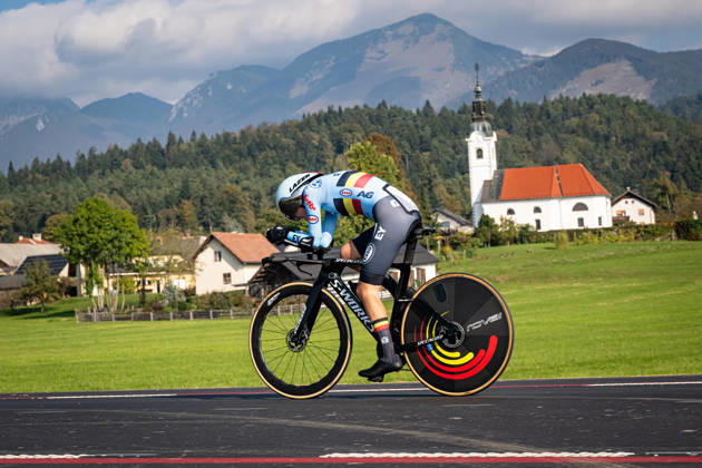 FIVE Laura: UEC Road cycling, Rad, Radsport, Strasse European Championships - Ljubljana 2026 FIVE Laura ( BEL ) Belgium Querformat - quer - horizontal - Landscape - Event Veranstaltung: UEC Road Cycling European Championships 2026 Ljubljana - Category Kategorie: Cycling - Road Cycling European Championships - Individual Time Trail Junior Women U19 - Location Ort: Europe Slovenia - Sencur - Å enÄur - Discipline: Individual Time Trail ( ITT ) - Distance: 22 km - Date Datum: 07.10.2026 Wednesday Day 5 -