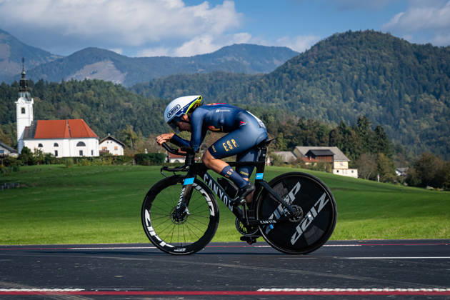 NEIRA DOMINGUEZ Alejandra: UEC Road cycling, Rad, Radsport, Strasse European Championships - Ljubljana 2026 NEIRA DOMINGUEZ Alejandra ( ESP ) Spain Querformat - quer - horizontal - Landscape - Event Veranstaltung: UEC Road Cycling European Championships 2026 Ljubljana - Category Kategorie: Cycling - Road Cycling European Championships - Individual Time Trail Junior Women U19 - Location Ort: Europe Slovenia - Sencur - Å enÄur - Discipline: Individual Time Trail ( ITT ) - Distance: 22 km - Date Datum: 07.10.2026 Wednesday Day 5 -