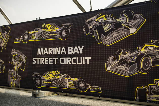 F1 - SINGAPORE GRAND PRIX 2026 Ambiance, branding during the 2026 Formula 1 Singapore Grand Prix, 17th round of the 2026 Formula One World Championship, WM, Weltmeisterschaft from October 9 to 11, 2026 on the Marina Bay Street Circuit, in Singapore, Singapore - SingaporeSingapore Copyright: xJulienxDelfossex