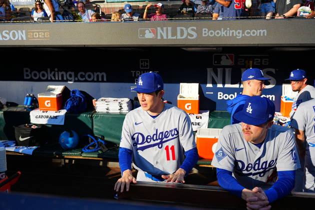 Roki Sasaki,(Dodgers) Substitute pitcher Roki Sasaki Oct.6,2026 - Baseball : MLB, Baseball Herren, USA National League Division Series Atlanta Braves vs. Los Angeles Dodgers Venue: Truist Park (Cumberland, Georgia, USA) aflo_353997214 YujixArakawax