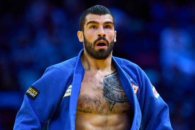 Grigalashvili Tato (GEO), OCTOBER 6, 2026 -Judo : World Judo Championships BAKU2026 Mens -81kg 2nd Round match at National Gymnastics Arena in Baku, Azerbaijan. Noxthirdxpartyxsales  aflo_354038270 KenxAsakurax