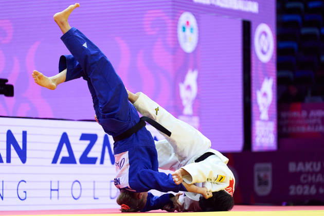 Haruka Kaju (JPN), OCTOBER 6, 2026 -Judo : World Judo Championships BAKU2026 Women s -63kgSemi-final match at National Gymnastics Arena in Baku, Azerbaijan. Noxthirdxpartyxsales aflo_354038302 KenxAsakurax