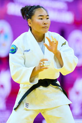Bold Gankhaich (MGL), OCTOBER 7, 2026 -Judo : World Judo Championships BAKU2026 Women s -63kg2nd Round match at National Gymnastics Arena in Baku, Azerbaijan. Noxthirdxpartyxsales aflo_354044856 KenxAsakurax