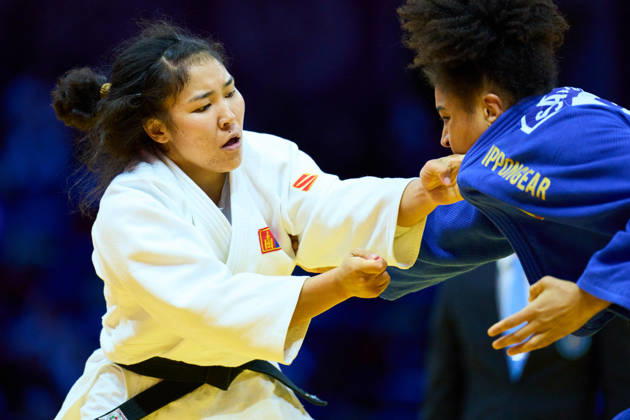 Lkhagvatogoo Enkhriilen (MGL), OCTOBER 7, 2026 -Judo : World Judo Championships BAKU2026 Women s -63kg2nd Round match at National Gymnastics Arena in Baku, Azerbaijan. Noxthirdxpartyxsales aflo_354044874 KenxAsakurax
