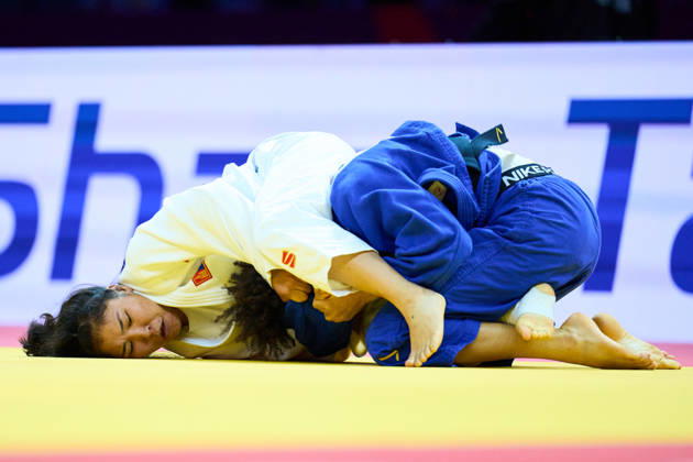 Lkhagvatogoo Enkhriilen (MGL), OCTOBER 7, 2026 -Judo : World Judo Championships BAKU2026 Women s -63kg2nd Round match at National Gymnastics Arena in Baku, Azerbaijan. Noxthirdxpartyxsales aflo_354044873 KenxAsakurax