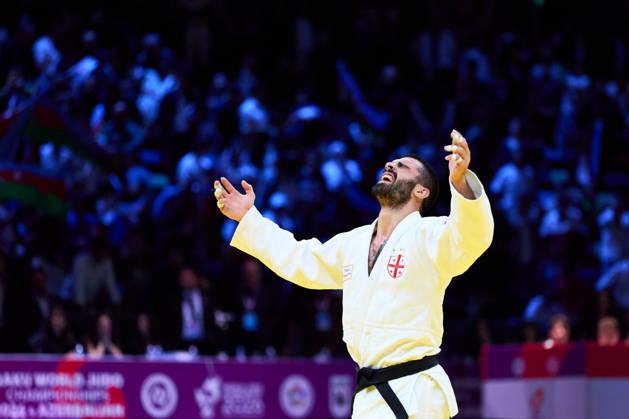 Grigalashvili Tato (GEO), OCTOBER 7, 2026 - Judo : World Judo Championships BAKU2026 Mens -81kg Final match at National Gymnastics Arena in Baku, Azerbaijan. Noxthirdxpartyxsales aflo_354070359 KenxAsakurax