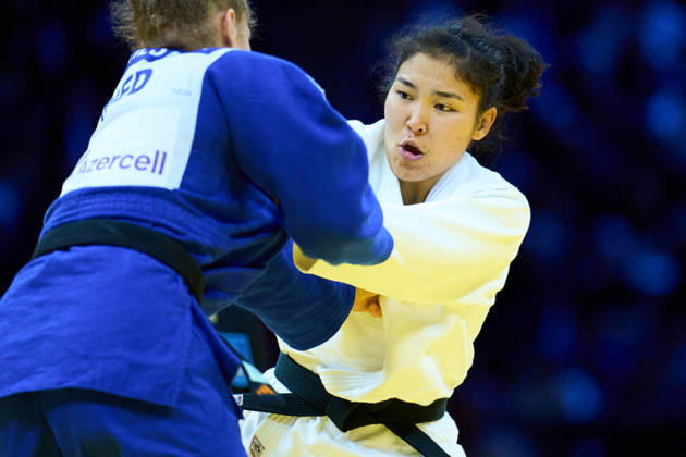 Lkhagvatogoo Enkhriilen (MGL), OCTOBER 7, 2026 - Judo : World Judo Championships BAKU2026 Women s -63kg3rd place match at National Gymnastics Arena in Baku, Azerbaijan. Noxthirdxpartyxsales aflo_354113111 KenxAsakurax