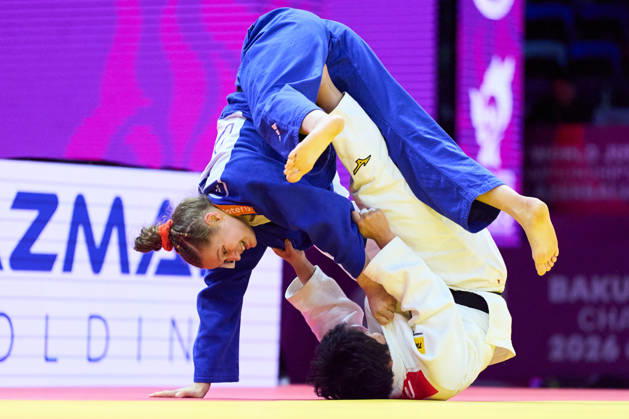 Haruka Kaju (JPN), OCTOBER 7, 2026 -Judo : World Judo Championships BAKU2026 Women s -63kgSemi-final match at National Gymnastics Arena in Baku, Azerbaijan. Noxthirdxpartyxsales aflo_354115926 KenxAsakurax