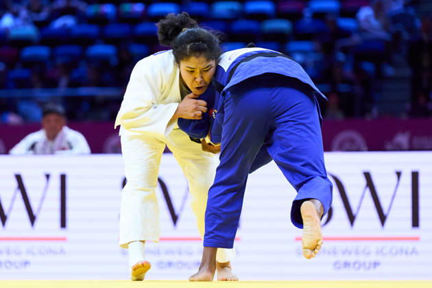 Lkhagvatogoo Enkhriilen (MGL), OCTOBER 7, 2026 - Judo : World Judo Championships BAKU2026 Women s -63kg Repechage match at National Gymnastics Arena in Baku, Azerbaijan. Noxthirdxpartyxsales aflo_354115928 KenxAsakurax