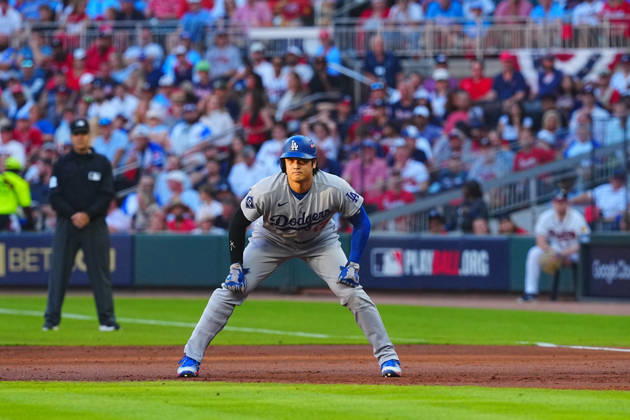 Shohei Ohtani,(Dodgers) Starting lineup Shohei Ohtani Oct.7,2026 - Baseball : MLB, Baseball Herren, USA National League Division Series Atlanta Braves vs. Los Angeles Dodgers Venue: Truist Park (Cumberland, Georgia, USA) aflo_354249832 YujixArakawax