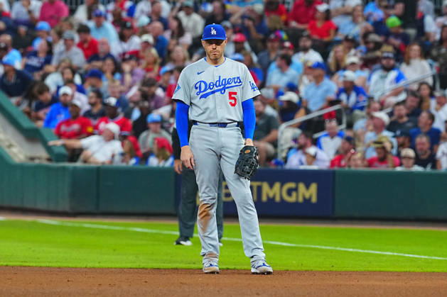 Frederick Freeman(Dodgers) Starting lineup Frederick Charles Freeman Oct.7,2026 - Baseball : MLB, Baseball Herren, USA National League Division Series Atlanta Braves vs. Los Angeles Dodgers Venue: Truist Park (Cumberland, Georgia, USA) aflo_354249843 YujixArakawax