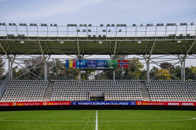 261008 Arcul de Triumf Stadium during a training session on October 8, 2026 in Bucharest. Photo: Marius Simensen BILDBYRAN Cop 238 bbeng dam fifa women s world cup qualifier football fotball fotboll norge norway practice soccer training trening träning Copyright: MARIUSxSIMENSEN BB261008BB161