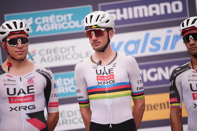 USA s Brandon McNulty of UAE Team Emirates XRG during the 110th edition of the Gran Piemonte 2026 a 185 km one day race from Asti to Bra on October 08, 2026, Italy. Copyright: xMarcoxAlpozzi LaPressex