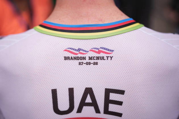 USA s Brandon McNulty of UAE Team Emirates XRG during the 110th edition of the Gran Piemonte 2026 a 185 km one day race from Asti to Bra on October 08, 2026, Italy. Copyright: xMarcoxAlpozzi LaPressex