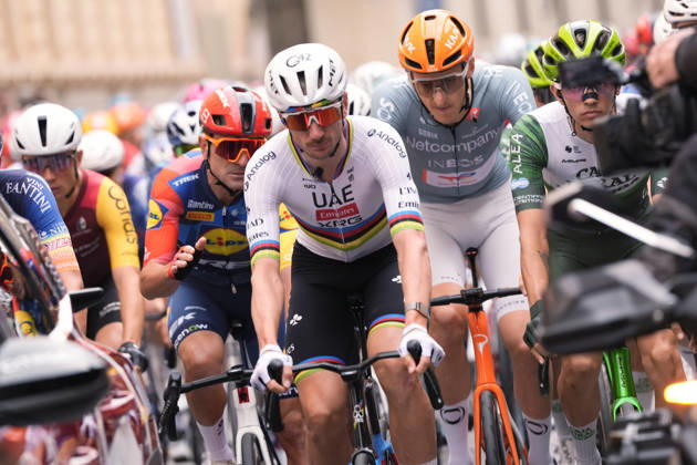 Mexico s Isaac Del Toro Romero of UAE Team Emirates XRG during the 110th edition of the Gran Piemonte 2026 a 185 km one day race from Asti to Bra on October 08, 2026, Italy. Copyright: xFabioxFerrari LaPressex