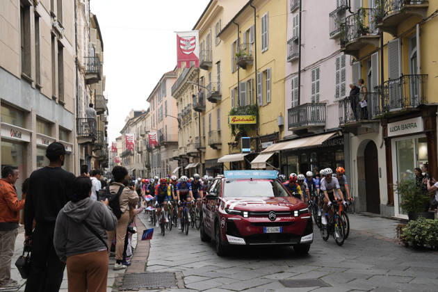 Start the race during the 110th edition of the Gran Piemonte 2026 a 185 km one day race from Asti to Bra on October 08, 2026, Italy. Copyright: xFabioxFerrari LaPressex
