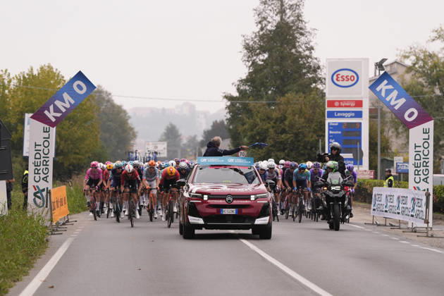 Start the race Km 0 during the 110th edition of the Gran Piemonte 2026 a 185 km one day race from Asti to Bra on October 08, 2026, Italy. Copyright: xFabioxFerrari LaPressex