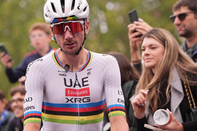 USA s Brandon McNulty of UAE Team Emirates XRG during the 110th edition of the Gran Piemonte 2026 a 185 km one day race from Asti to Bra on October 08, 2026, Italy. Copyright: xMarcoxAlpozzi LaPressex