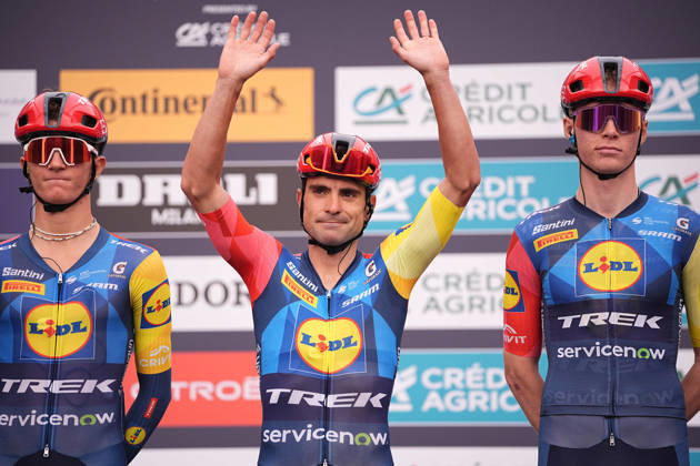 Last race for Italy s Jacopo Mosca of Lidl-Trek during the 110th edition of the Gran Piemonte 2026 a 185 km one day race from Asti to Bra on October 08, 2026, Italy. Copyright: xMarcoxAlpozzi LaPressex