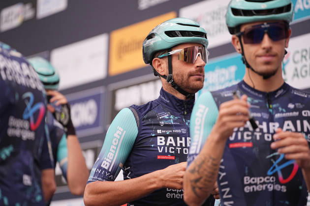 Italy s Damiano Caruso of Bahrain Victorious during the 110th edition of the Gran Piemonte 2026 a 185 km one day race from Asti to Bra on October 08, 2026, Italy. Copyright: xMarcoxAlpozzi LaPressex