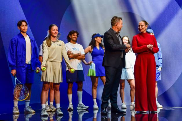 October 8, 2026, Melbourne, Australia: MELBOURNE, AUSTRALIA, OCTOBER 8, 2026: Tennis Australia holds the official media launch of the Australian Open 2027 Grand Slam tennis tournament at the Rod Laver Arena Concourse in Melbourne. The presentation, hosted by former tennis player Jelena Dokic and Australian tennis legend Todd Woodbridge, featured several guests and was followed by a press conference, PK, Pressekonferenz with Tennis Australia CEO Andrew Abdo ahead of the upcoming tournament. Australian Open 2027 Unveiled In Melbourne - ZUMAq101 0868920546st Copyright: xAlexanderxBogatyrevx