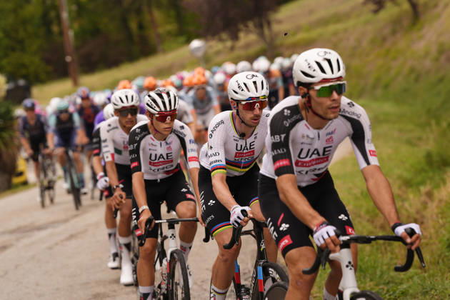 USA s Brandon McNulty of UAE Team Emirates XRG during the 110th edition of the Gran Piemonte 2026 a 185 km one day race from Asti to Bra on October 08, 2026, Italy. Copyright: xFabioxFerrari LaPressex