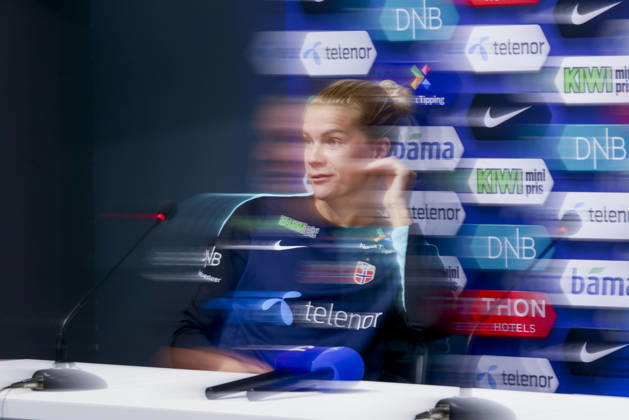Women s National Soccer Team Prepares for World Cup Qualifiers Bucharest, Romania, October 8, 2026 Lisa Fjeldstad Naalsund and Frida Maanum during a training session at Stadionul Arcul de Triumf, before the World Cup qualifier against Romania. Photo by Nikola Krstic, NTB Romania, Bucharest. EDITORIAL USE ONLY. RESTRICTED USE FOR BETTING COMPANIES. Copyright: xNikolaxKrsticx xNTBx