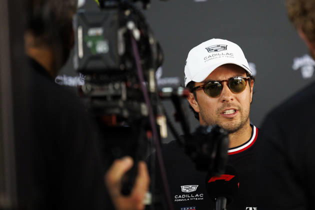 RECORD DATE NOT STATED 8th October 2026; Marina Bay, Singapore; Formula 1, Singapore Grand Prix, Arrival Day; Sergio Perez (11) of Mexico and Cadillac Formula 1 Team arriving at the Singapore Grand Prix StephenxBlackberry