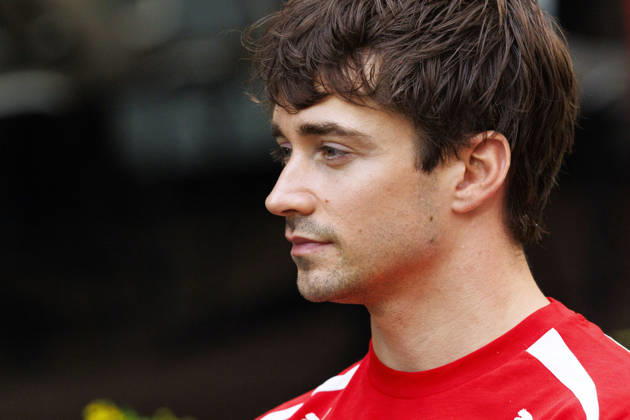 RECORD DATE NOT STATED 8th October 2026; Marina Bay, Singapore; Formula 1, Singapore Grand Prix, Arrival Day; Charles Leclerc (16) of Monaco and Scuderia Ferrari HP at the Singapore Grand Prix StephenxBlackberry