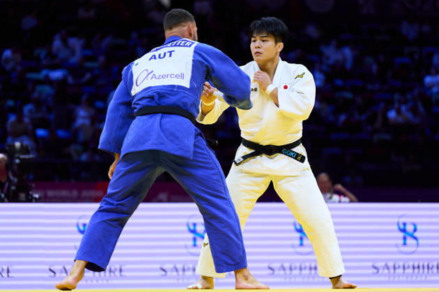 Goki Tajima (JPN), OCTOBER 8, 2026 -Judo : World Judo Championships BAKU2026 Mens -90kg3rd Round match at National Gymnastics Arena in Baku, Azerbaijan. aflo_354298560 KenxAsakurax