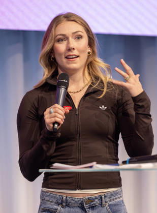 ALPINE SKIING - Atomic Media Day 2026 ALTENMARKT,AUSTRIA,08.OCT.26 - ALPINE SKIING - Atomic Media Day. Image shows Mikaela Shiffrin (USA). GEPAxpictures xHaraldxSteiner
