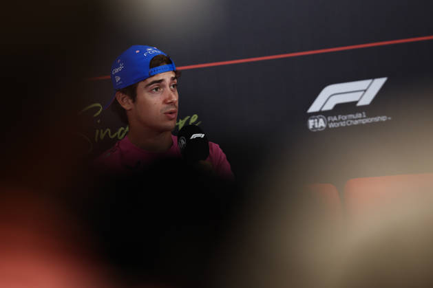 F1 Singapore Grand Prix 2026 Previews Franco Colapinto of Alpine during the press conference, PK, Pressekonferenz ahead of the Formula 1 Singapore Grand Prix at Marina Bay Street Circuit in Singapore on October 8, 2026. Singapore Singapore Copyright: xJakubxPorzyckix originalFilename:porzycki-f1singap261008_npx94