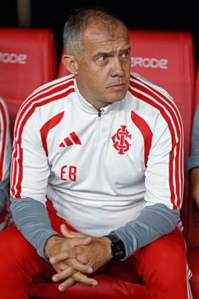 RECORD DATE NOT STATED 7th October 2026; Beira-Rio Stadium, Porto Alegre, Brazil; Brazilian Serie A Football, Internacional versus Corinthians; Internacional manager Eduardo Baptista looks on MaxxPeixoto DiaEsportivo