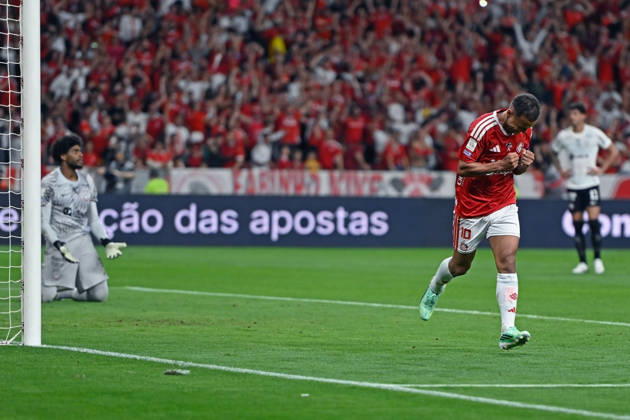 RECORD DATE NOT STATED 7th October 2026; Beira-Rio Stadium, Porto Alegre, Brazil; Brazilian Serie A Football, Internacional versus Corinthians; Alan Patrick of Internacional celebrates his goal in the 77th minute to go up 2-0 MaxxPeixoto DiaEsportivo