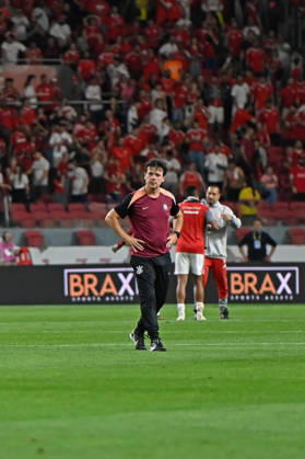 RECORD DATE NOT STATED 7th October 2026; Beira-Rio Stadium, Porto Alegre, Brazil; Brazilian Serie A Football, Internacional versus Corinthians; Corinthians manager Fernando Diniz shows dejection after the teams 2-1 defeat after the match MaxxPeixoto DiaEsportivo