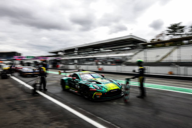 ADAC GT Masters, 11. + 12. Rennen Hockenheim 2026 39 Aston Martin Vantage GT3 EVO, Comtoyou Racing: Jamie Alan Day, Baudouin Detout - picture by Gruppe C Photography Salzburg Salzburgring Bayern Germany Copyright: xGruppexCxPhotographyx