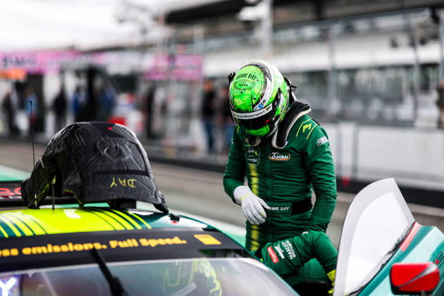 ADAC GT Masters, 11. + 12. Rennen Hockenheim 2026 39 Aston Martin Vantage GT3 EVO, Comtoyou Racing: Jamie Alan Day, Baudouin Detout - picture by Gruppe C Photography Salzburg Salzburgring Bayern Germany Copyright: xGruppexCxPhotographyx
