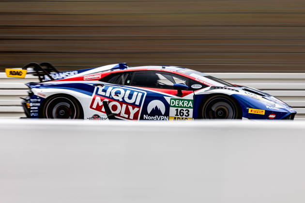 ADAC GT Masters, 11. + 12. Rennen Hockenheim 2026 163 Lamborghini Huracan GT3 EVO 2, LIQUI MOLY Team Engstler Motorsport: Jonas Karklys, John Paul Southern - picture by Gruppe C Photography Salzburg Salzburgring Germany Copyright: xGruppexCxPhotographyx