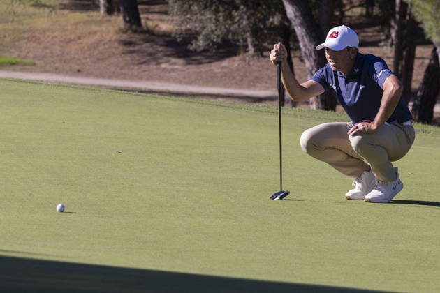 Spanish Open golf tournament - Day 1 Sergio Garcia of Spain lines up his putt during the first day of the Spanish Open golf tournament at the Real Club de Campo Villa in Madrid, Spain, 08 October 2026. Madrid Spain  Copyright: xSERGIOxPEREZx