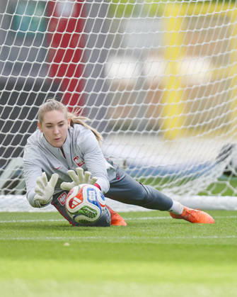 08.10.2026 LEUVEN , PILKA NOZNA KOBIET ( WOMEN S FOOTBALL) TRENING OFICJALNY PRZED POLFINALEM BARAZY MISTRZOSTW SWIATA 2027 TRENING NZ. NATALIA RADKIEWICZ FOTO RADOSLAW JOZWIAK CYFRASPORT NEWSPIX.PL --- Newspix.pl RA2_6345