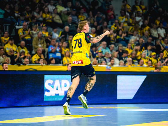 08.10.2026, xwppx, Handball Opel HBL, Rhein-Neckar Loewen - ThSV Eisenach v.l. Edwin Aspenbäck (Rhein-Neckar Löwen)