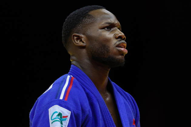 AZERBAIJAN, BAKU - OCTOBER 8, 2026: Maxime-Gael Ngayap Hambou of France is pictured during a -90 kg bout against Boris Rutovic of Serbia as part of the 2026 World Judo Championships at the National Gymnastics Arena 2026 World Judo Championships In Baku - ZUMAt113 20261008_zaa_t113_635 Copyright: xMikhailxSinitsynx