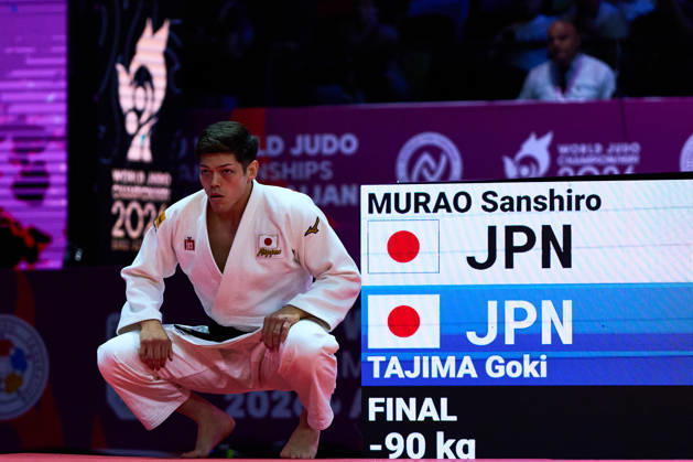 Sanshiro Murao (JPN), OCTOBER 8, 2026 -Judo : World Judo Championships BAKU2026 Mens -90kgFinal match at National Gymnastics Arena in Baku, Azerbaijan. aflo_354330768 KenxAsakurax