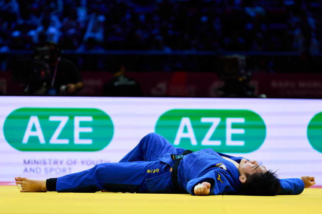 Goki Tajima (JPN), OCTOBER 8, 2026 -Judo : World Judo Championships BAKU2026 Mens -90kgFinal match at National Gymnastics Arena in Baku, Azerbaijan. aflo_354330805 KenxAsakurax