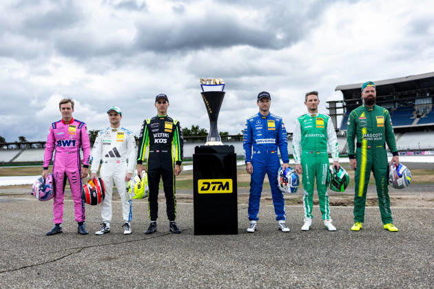DTM, 15. + 16. Rennen Hockenheim 2026 14 Ferrari 296 GT3 EVO, EMIL FREY RACING: Matteo Cairoli, 22 Mercedes-AMG GT3 EVO, Landgraf Motorsport: Lucas Auer, 91 Porsche 911 GT3 R (992), Manthey: Thomas Preining, 80 Mercedes-AMG GT3 EVO, Winward Racing: Maro Engel, 11 BMW M4 GT3 Evo, Schubert Motorsport: Marco Wittmann, 7 Aston Martin Vantage AMR GT3 EVO, Comtoyou Racing: Nicki Thiim - picture by Gruppe C Photography Sachsenring Hockenheimring Baden-Württemberg Germany Copyright: xGruppexCxPhotographyx